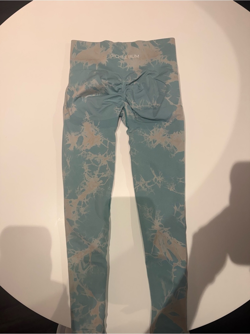 Pchee Bum Women's Teal Tie-Dye Leggings